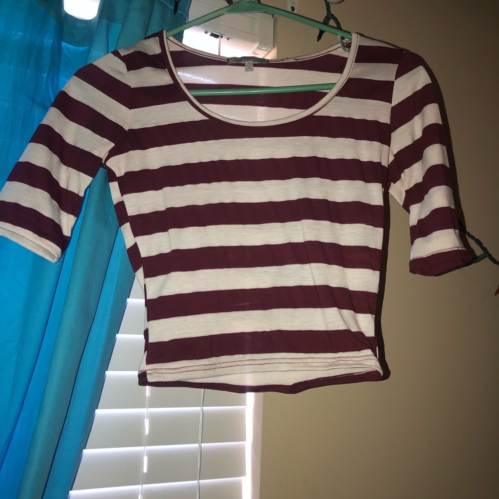 Striped Crop Top